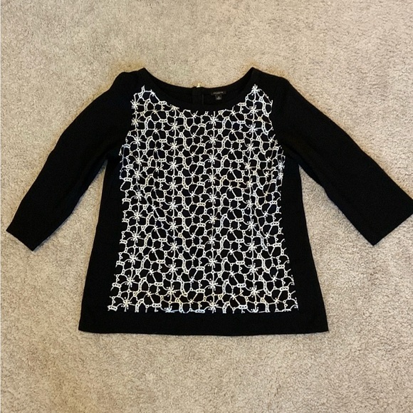 Ann Taylor Tops - Ann Taylor Embroidered Top